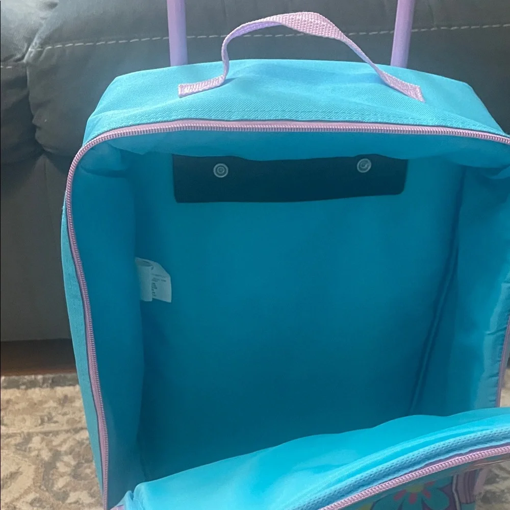 Nickelodeon Dora the Explorer Rolling Suitcase - Blue and Pink - Picture 2 of 5
